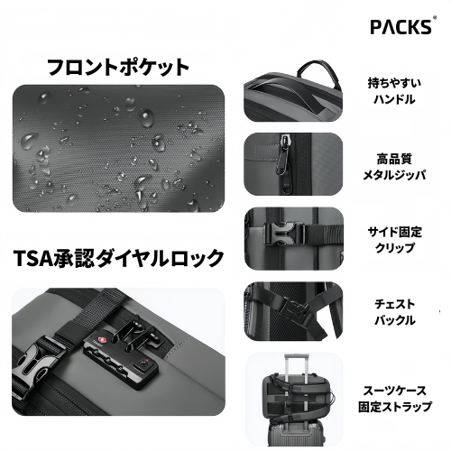 KOMPAKU PRESTIGE 圧縮バックパック