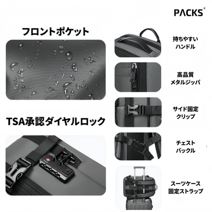 KOMPAKU PRESTIGE 圧縮バックパック